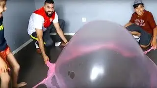 GIANTE BULLE DE SLIME ! ! ! adel et sami les boys tv