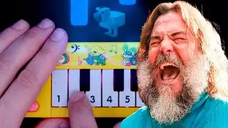 Steve's Lava Chicken - 1$ YELLOW piano tutorial