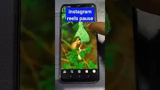how to pause instagram reels/shorts video