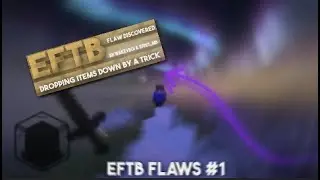 Minecraft EFTB Minigame - Trick to drop items | how to drop stuff in EFTB glitch!!