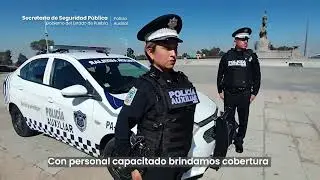 Policía Auxiliar del Estado de Puebla Servicios de Seguridad Patrimonial 2024.