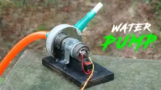 How to Make a Powerful Water Pump Using Hard Disk and 775 DC Motor