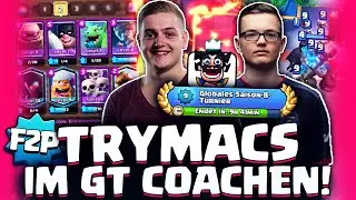 OMG! HEFTIGSTEN COMEBACKS EVER! FLOBBY coacht TRYMACS #3 im Globalen Turnier! | Clash Royale Deutsch