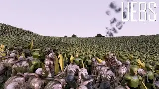 23.000 Elf Shields vs 22.000 Gondiis- Ultimate Epic Battle Simulator 2- UEBS 2