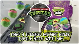 Demos Of All Of The Lush x Teenage Mutant Ninja Turtles Products! A Turtle-y Awesome Bath!
