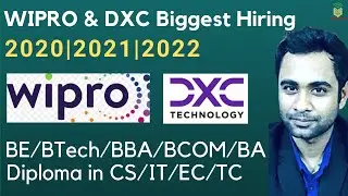Wipro & DXC Biggest off-campus hiring | Batch 2020 | 2021 | 2022 |Any Graduation