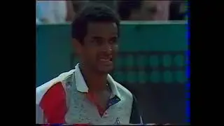 French Open 1985 3R - Yannick Noah v Jose Luis Clerc