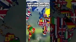 Most liked Western European country #europe #mapping #mapper #geography #history #shorts