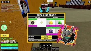 [Blox Fruits] Trading PERMANENT DRAGON And Rating Other players offers! 