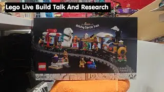 Lego Live Build | Lego Talk Research And Building The Holiday Express Train |