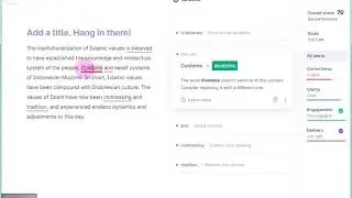 TERJEMAH INDONESIA KE INGGRIS VIA MS WORD, GOOGLE TRANSLATE DAN GRAMMARLY