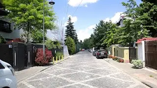 Walking through Bucharest's central residential areas, Romania, May 2022
