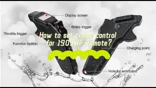 Как установить круиз-контроль для пульта Maytech MTSKR1905WF？