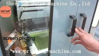 Automatic stationery ruler screen printing machine