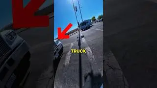 Biker Gets Rear Ended By Truck! 😱