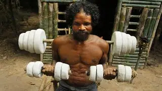 Primitive LIFE ~ Caveman Created Ancient Gym Workout Tools