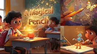 A Magical pencil ✏️| जादुई पेंसिल की कहानी| #Hindi Story For Children|  #kids| Chomo tv |#cartoon