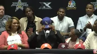 5-star tight end Arik Gilbert picks LSU during college commitment announcement - full video