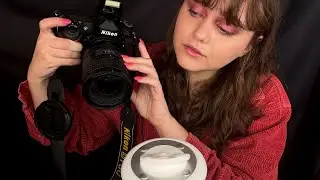 ASMR Ear Photographer Roleplay - Binaural Shutter Clicks (soft spoken)