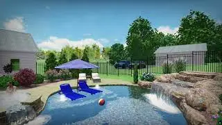 3d pool design by Monogram Custom Pools in Lehigh and Bucks County, PA