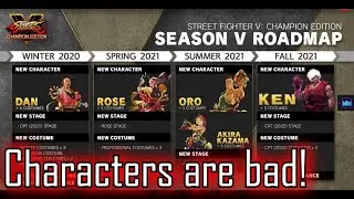 SFV CE New DLC Characters are bad!