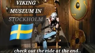 🇸🇪 VISIT THIS VIKING MUSEUM IN STOCKHOLM! GREAT RIDE AT THE END! #vikings #stockholm #travel 