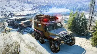 SnowRunner Phase 1 - Scout Truck Ford F750 Full Location ( New Map Kola Peninsula )