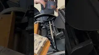 Chandler Price Letterpress on a roll. #chandlerprice #letterpress #printing #print #ndlegendary