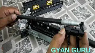 HOW TO CLEAN FIXING UNIT WEB ROLLER CANON COPIER MACHINE