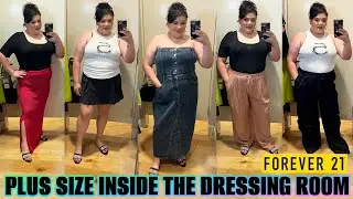 PLUS SIZE INSIDE THE DRESSING ROOM at FOREVER 21| TRYING ON SUMMER OUTFITS ☀️ #FASHIONFRIDAY