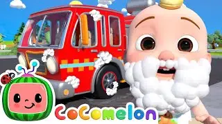 Fire Truck Wash, Car Wash Song 🫧 + MORE CoComelon Nursery Rhymes & Kids Songs