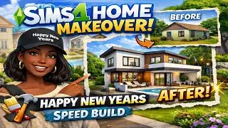 Sims 4 Home Makeover | HNY Remodel Speed Build