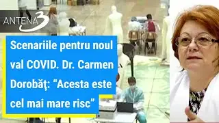 Scenariile pentru noul val COVID. Dr. Carmen Dorobăţ: 