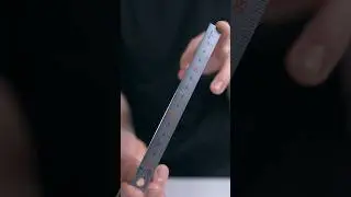 ステンレス製の定規を研ぐ📏#sharpening