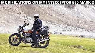 MODIFICATIONS I HAVE DONE ON MY INTERCEPTOR 650 MARK 2 | SOME IMPORTANT MODIFICATIONS YOU NEED |