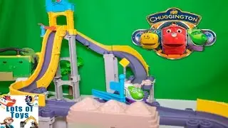 Exploding Sand Dunes!! Chuggington Train Stack Track Koko Brake Training Set