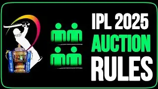 IPL 2025 Mega Auction Rules Explained #ipl2025 #ipl2025megaauction