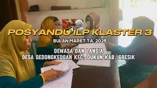 Posyandu ILP Klaster 3 (Dewasa dan Lansia) Bulan Maret TA. 2025
