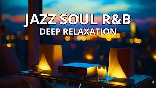 火曜コーヒー【勉強用カフェBGM】🔥 Red Coffee Truck on Snowy City Street | Smooth Jazz for Study & Focus