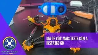 Voo mais amplo com a Insta360 Go! C&acirc;mera perfeita pra Whoops e Toothpicks  para filmar estabilizado!