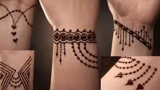 🎀Trendy Bracelet mehndi design | New year 2026 special wrist mehndi tattoo | Simple mehndi design 