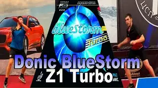 Donic BlueStorm Z1 Turbo! Пробиваю накладку для настольного тенниса перед обзором!