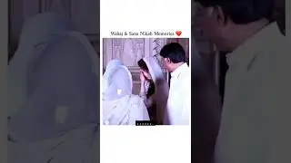 Wahaj Ali And Sana Khan Nikah Memories || Wahaj Ali's Wife