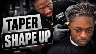 TAPER SHAPE UP HAIRCUT TUTORIAL- SLIDERCUTS