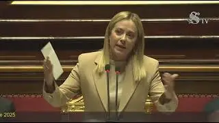 Giorgia Meloni rispondendo alla senatrice Alessandra Maiorino M5S 22 10 2025