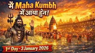 First day of Kumbh🙏🏻 in Prayagraj, darshan of Maa Ganga 🙇🏻 #ganga #mahakumbh #kumbh #vlog