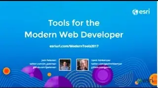 Tools for the Modern Web Developer