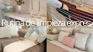 RUTINA DE LIMPIEZA ✨como optimizar el tiempo para realizar la limpieza del hogar🏡