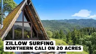 Zillow Surfing: Дом в стиле А-образного каркаса в Северной Калифорнии с видом на ручей и участок ...