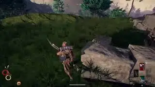 Outward-Hardcore mode 2h axe/ pistol Gameplay